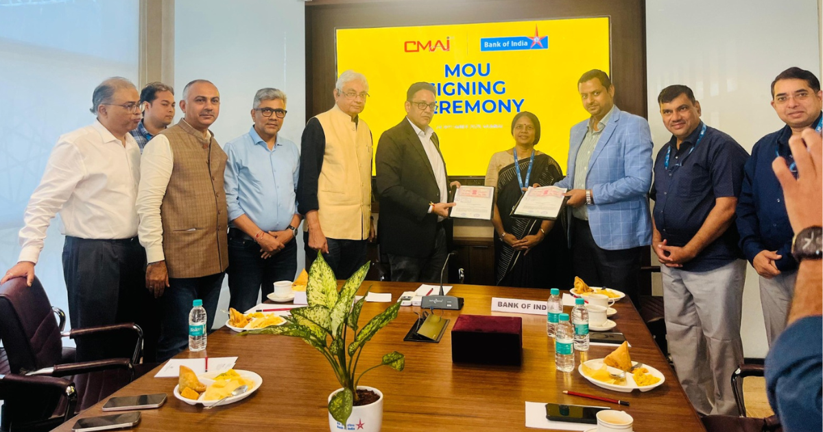 CMAI signs MoU with Bank of India to enhance banking benefits for MSME members