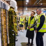 Royal visit celebrates Pincroft role in military textiles