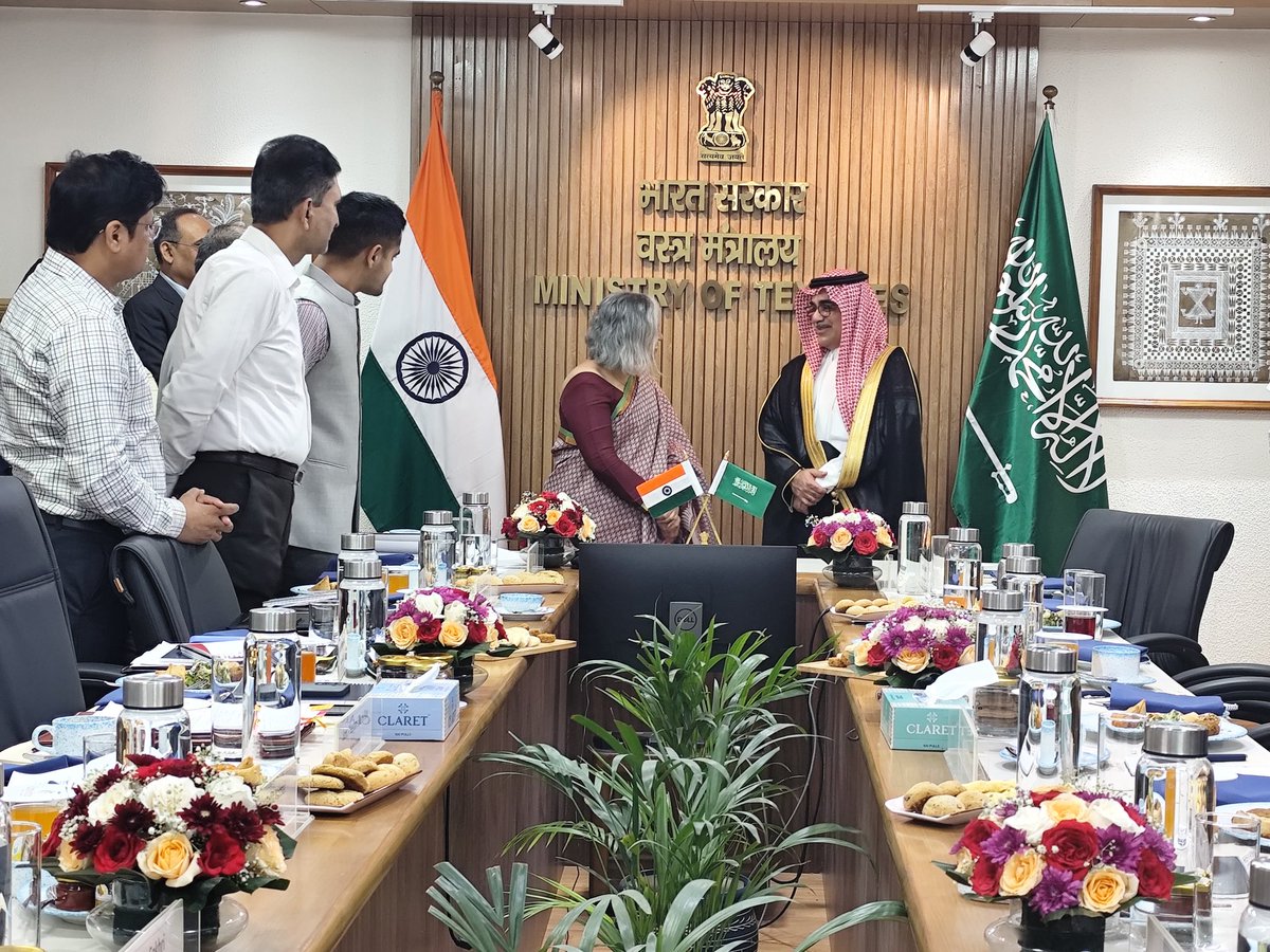 India and Saudi Arabia deepen textile sector