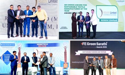 RSWM ends the year with multiple accolades: Wins Three Major Industry Honors for Sustainability