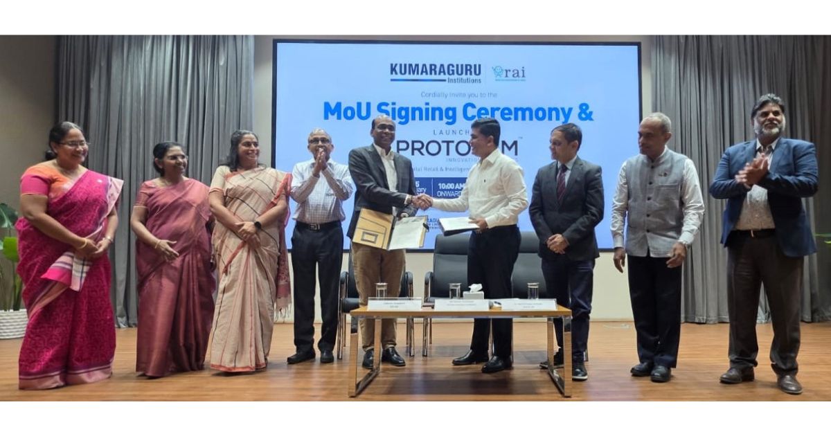Retailers Association of India Signs MoU with Kumaraguru College of ...