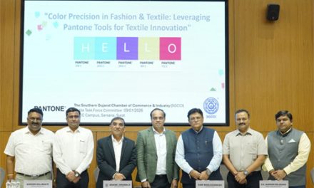 The Southern Gujarat Chamber of Commerce and Industry hosts a seminar on Pantone Tools for Textiles Color Precision.