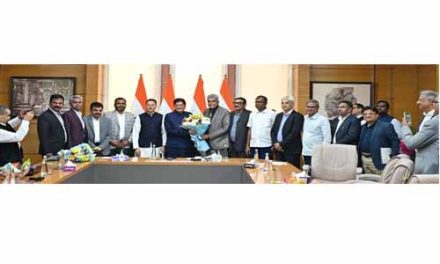 Industry representatives met with Shri Piyush Goyal, Hon’ble Minister of Commerce & Industry, Govt of India