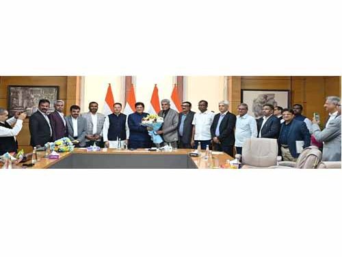 Industry representatives met with Shri Piyush Goyal, Hon’ble Minister of Commerce & Industry, Govt of India