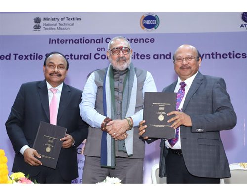 MoU exchange between Colorant Limited and TIT&S, Bhiwani at ATSCA 2026