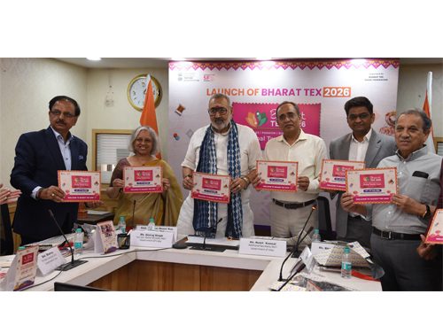 Union Minister of Textiles launches Bharat Tex 2026