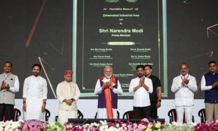 PM Modi inaugurates the PM MITRA Park at Warangal, Telangana