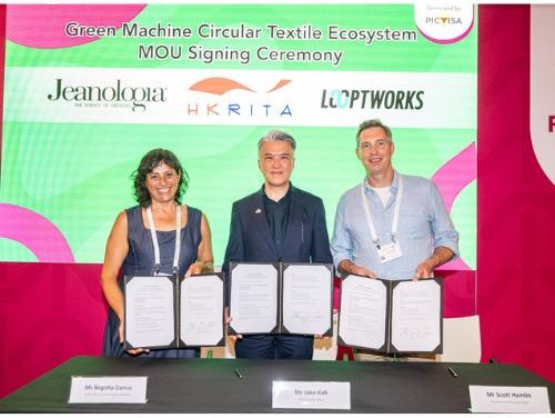 HKRITA signs MoU with Jeanologia and Looptworks to establish the green machine circular textile ecosystem, marking a breakthrough in scalable textile recycling
