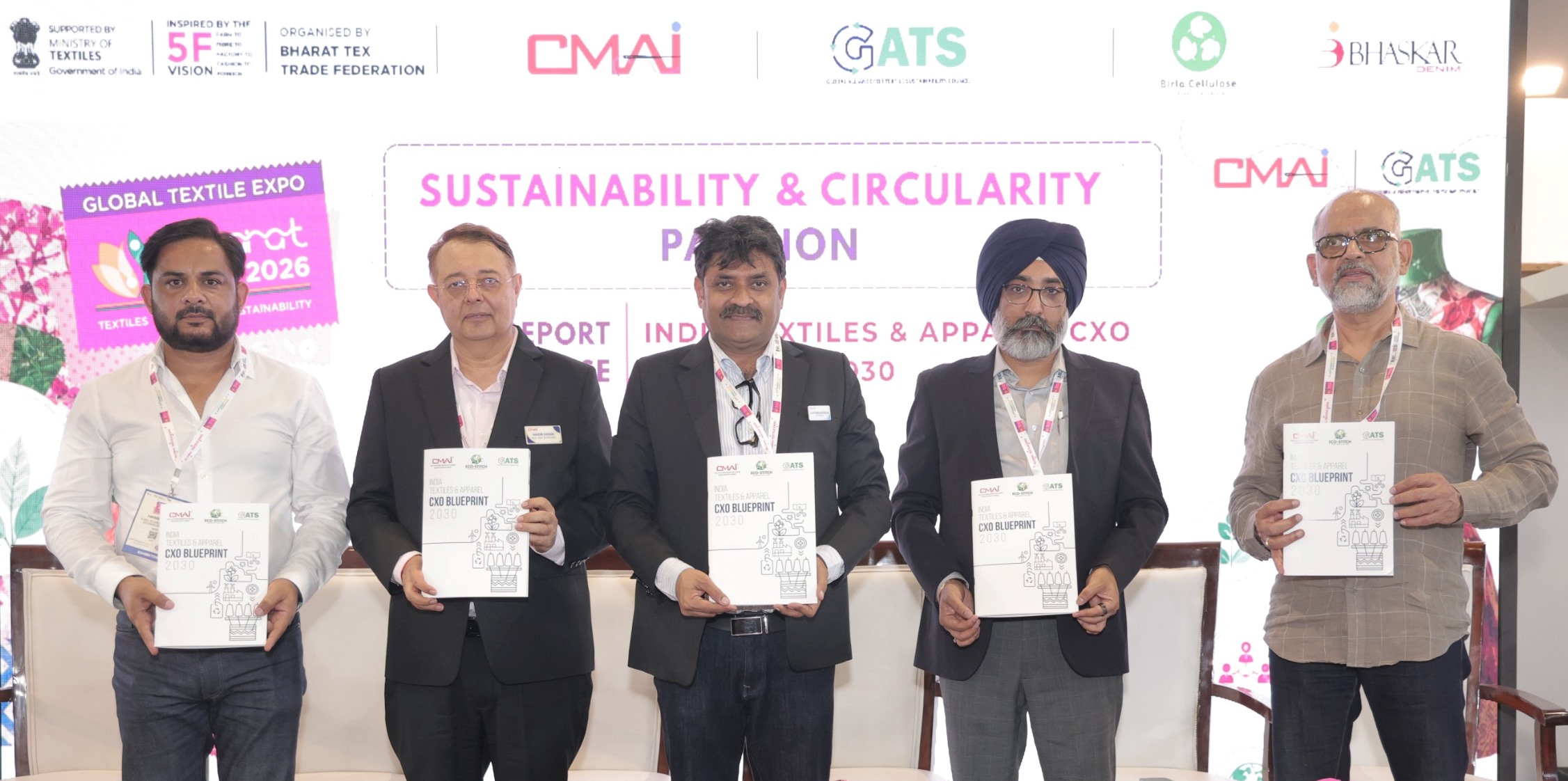 CMAI showcases India’s apparel excellence and global vision at the successfully concluded Bharat Tex 2026
