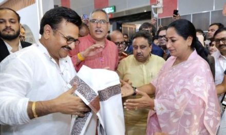 Surat Textile Industry Shines at Bharatiya Vyapar Mahotsav 2026 with Ajmera Fashion
