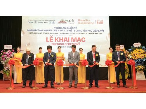 Hanoitex – Hanoifabric 2026 opens, connecting technology and expanding cooperation for the Textile and Garment Industry